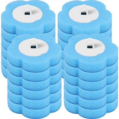 24/36Pcs Disposable Toilet Brush Long Handle Wall-Mounted Wc Cleaning Tool Kit with Replaceable Brush Head Bathroom Accessories