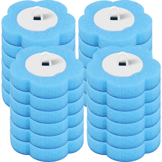 24/36Pcs Disposable Toilet Brush Long Handle Wall-Mounted Wc Cleaning Tool Kit with Replaceable Brush Head Bathroom Accessories