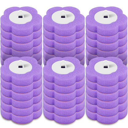 24/36Pcs Disposable Toilet Brush Long Handle Wall-Mounted Wc Cleaning Tool Kit with Replaceable Brush Head Bathroom Accessories